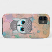 Little Grumpy Horned Owl Illustration Case-Mate iPhone Hülle (Rückseite (Horizontal))