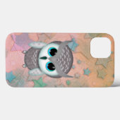 Little Grumpy Horned Owl Illustration Case-Mate iPhone Hülle (Rückseite (Horizontal))
