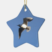 Little Gull Keramik Ornament (Links)