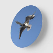 Little Gull Runde Wanduhr (Winkel)