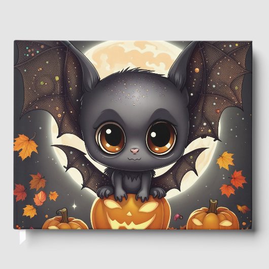 Little Halloween Bat Gästebuch (Vorderseite)