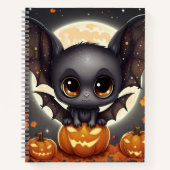Little Halloween Bat Notizblock (Vorderseite)