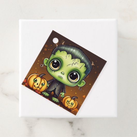 Little Halloween Frankenstein Geschenkanhänger (Beispiel)