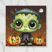 Little Halloween Frankenstein Geschenkanhänger (Rückseite)