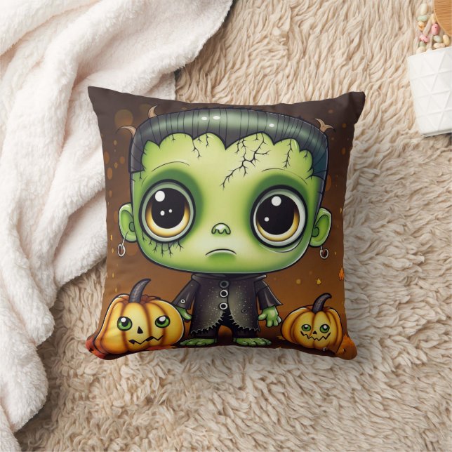 Little Halloween Frankenstein Kissen (Decke)