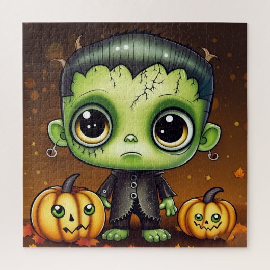 Little Halloween Frankenstein Puzzle (Vertikal)