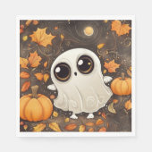 Little Halloween Ghost Serviette (Vorderseite)