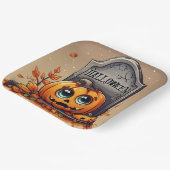 Little Halloween Gravestone Pappteller (Gewinkelt)