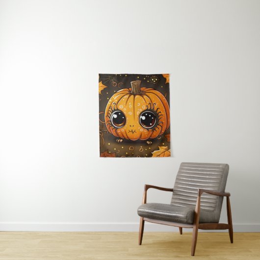 Little Halloween Pumpkin Wandteppich (Beispiel)