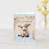 Little Handsome Lamb Karte (Gelbe Blume)