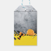 Little Handyman Under Construction Boy Geschenkanhänger (Rückseite)