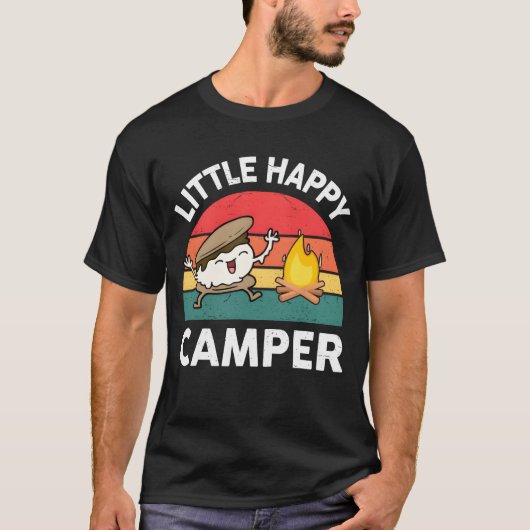 Little Happy Camper Camping gift T-Shirt (Vorderseite)