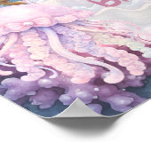 Little Hatchling Sea Turtle Baby Shower Welcome Poster (Ecke)