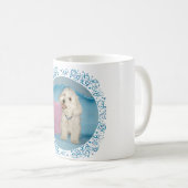 Little Havanese auf Türkis Sofa Kaffeetasse (VorderseiteRechts)