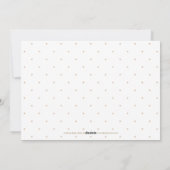 Little Hearts Baby Brother Birth Ankündigung (Rückseite)