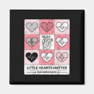 Little Hearts Chd Awareness Heart Anatomy Valentin Magnet