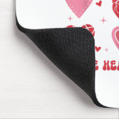 Little Hearts Chd Awareness Heart Anatomy Valentin Mousepad (Ecke)