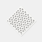 Little Hearts Cocktail Napkin Serviette (Ecke)