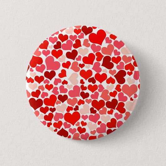 Little Hearts Illustration Button (Vorderseite)