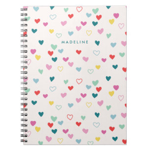 Little Hearts Journal - Aquamarin Notizblock