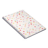 Little Hearts Journal - Erdbeere Notizblock (Rechte Seite)