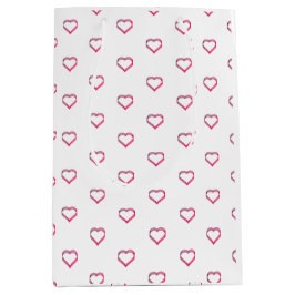 little hearts medium gift bag mittlere geschenktüte
