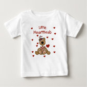 Little Heartthrob Boy Bar Baby T-shirt (Vorderseite)