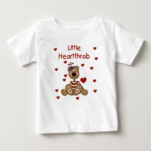 Little Heartthrob Boy Bar Baby T-shirt (Vorderseite)