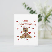 Little Heartthrob Boy Bar Postkarte (Stehend Vorderseite)