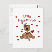 Little Heartthrob Boy Bar Postkarte (Vorne/Hinten)