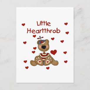 Little Heartthrob Boy Bar Postkarte