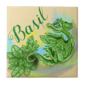Little Herb Garden Dragon~Basil Fliese (Vorderseite)