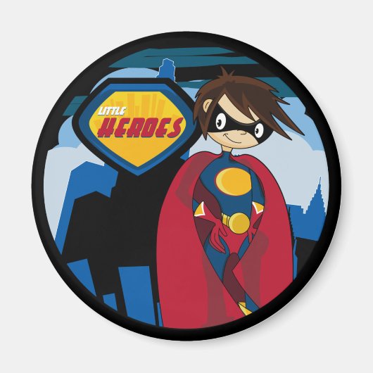 Little Heroes Superhero Magnet (Vorne)