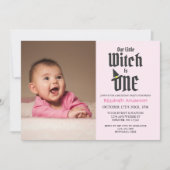 Little Hexe 1. Geburtstag Einladung (Vorderseite)