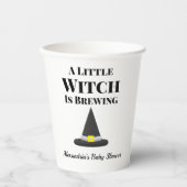 Little Hexe braut Halloween-Schwangerschaft Pappbecher (Vorderseite)