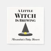 Little Hexe braut Halloween-Schwangerschaft Serviette (Vorderseite)