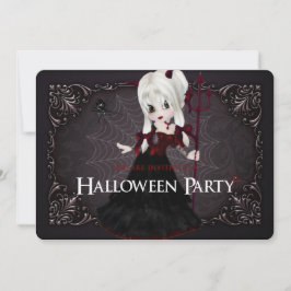 Little Hexe Fantasy Halloween-Party Einladung 2