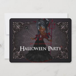 Little Hexe Fantasy Halloween-Party Einladung 4