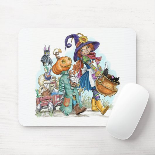 Little Hexe Niedlich Mousepad (Mit Mouse)
