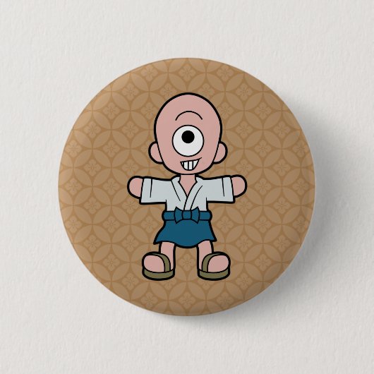 Little Hitotsume-kozo Yokai Button (Vorderseite)