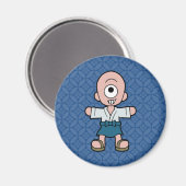 Little Hitotsume-kozo Yokai Magnet (Vorderseite/Rückseite)
