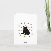 Little Honey Bear Karte (Rückseite)