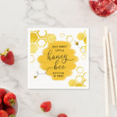 Little Honey Bee Birthday Napkins Serviette (Beispiel)