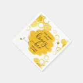 Little Honey Bee Birthday Napkins Serviette (Ecke)