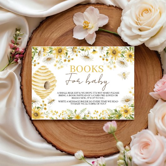 Little Honey Bee Books for Baby Request Begleitkarte