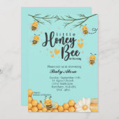 Little Honey Bee Einladung (Vorne/Hinten)