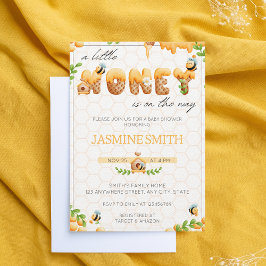 Little Honey Bee Gender Neutral Baby Dusche Einladung