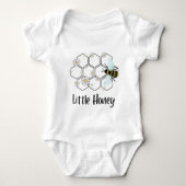 Little Honey Bee, Geschenk Daisy Bee Honeycomb Baby Strampler (Vorderseite)