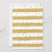 Little Honey Bee Theme Kinderdusche Einladung (Rückseite)