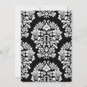 Little Honey - Bee Themed Baby Dusche Einladung (Rückseite)